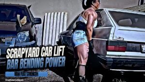 Karla Scrapyard Car lifting