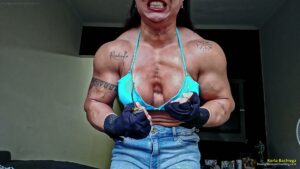 Karla bends thick screwdrivers with her absurd strength