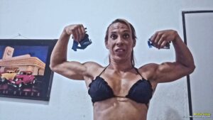 Maria luiza obliterates a metal toycar