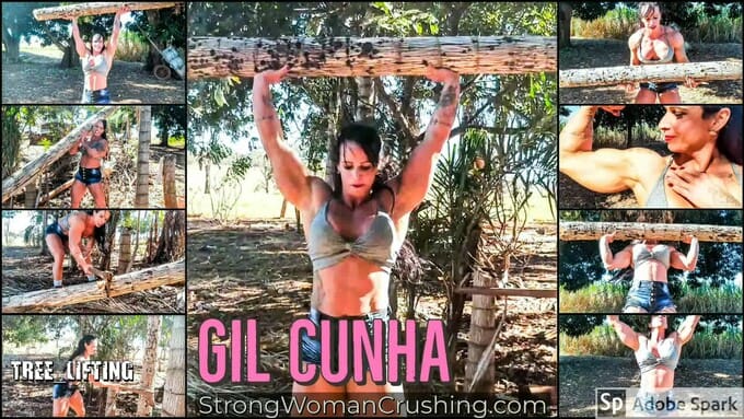 Gil cunha cuts and lifts a tree