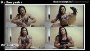 Mulherpedra rips shirts from her muscles
