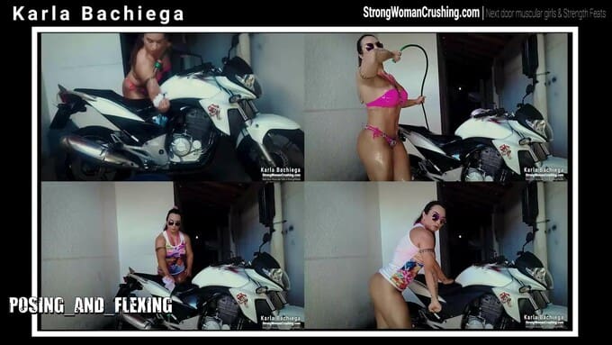 Karla motorcycle washing