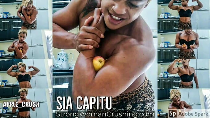 Sia Capitu muscles apple juicer