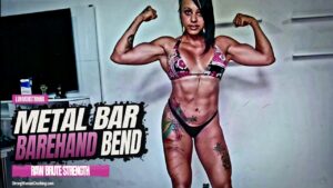 Luh Monstrinha Incredible Metal Bar Bending Feat