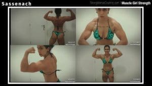 Sassenach Flex her Gorgeous Muscles
