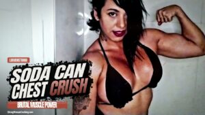 Luh Monstrinha Crushes Soda Cans