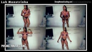 Luh Monstrinha Flexing Colorful
