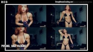 Red flex Black Bikini Early Days