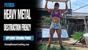 Patricia in heavy metal destruction
