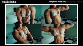 Thaizinha in super muscular posing