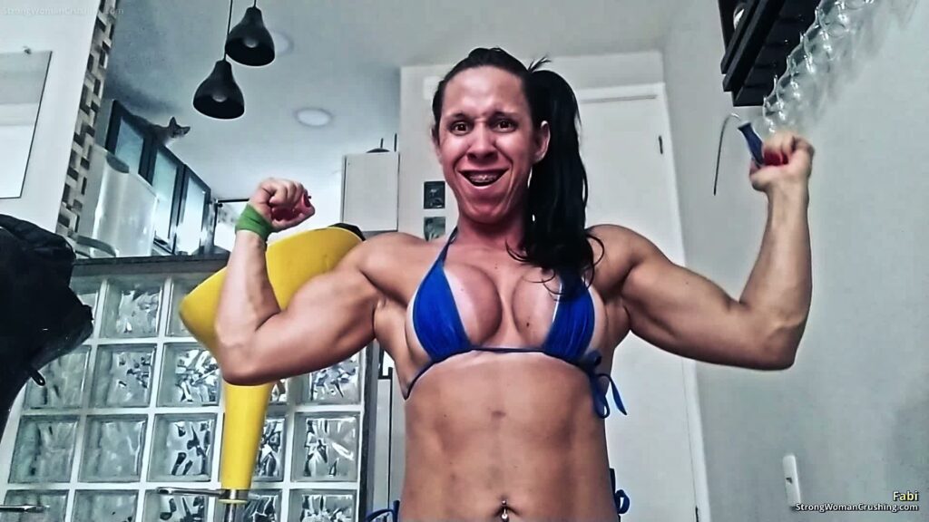 Fabi bends a screwdriver with her power