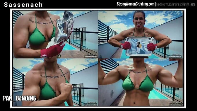 Sassenach smashes a pan in a sexy bikini