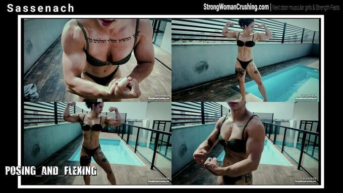 Sassenach incredible muscular posing