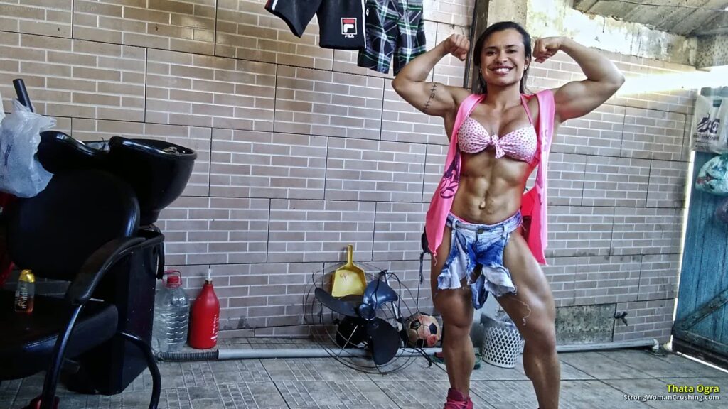 Thata Ogra shirt ripping super shredded