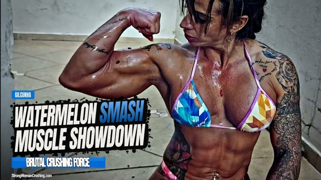 Gil Cunha Incredible Muscle Power – Watch Her Shatter a Watermelon!