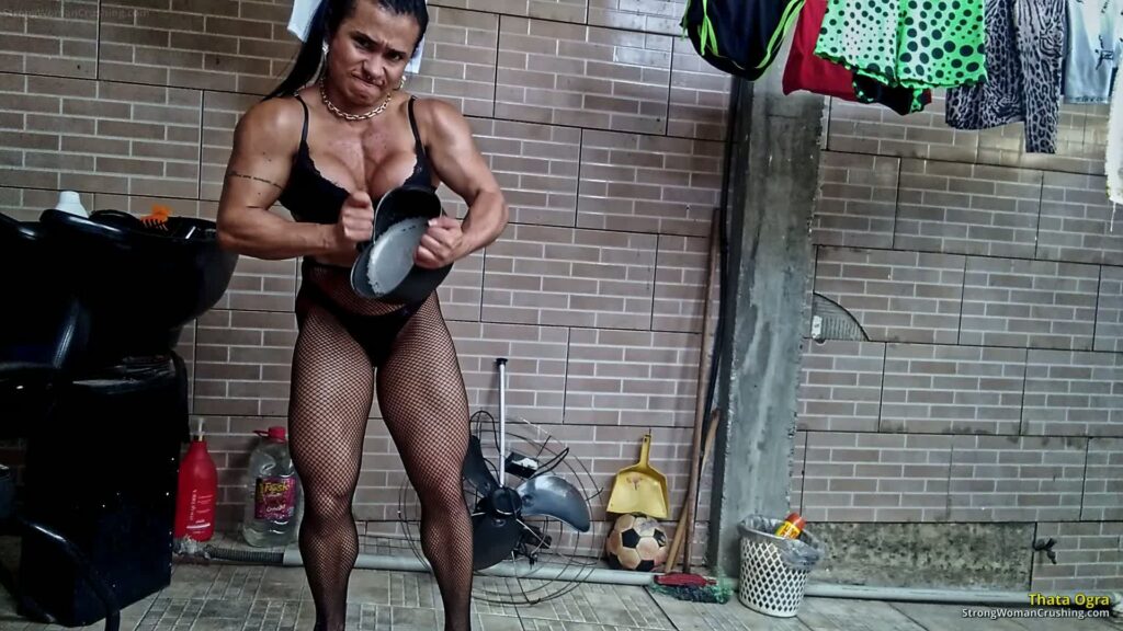 Thata Ogra crushes a hardenned pan