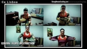 Ca Lisboa destroys a racket and a telephone plus much more