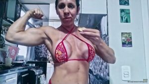 Fabi in apple sallad muscles