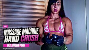 Samy crushes the massage machine