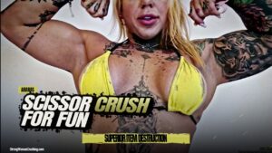 Ari Arias destroys a scissor for fun