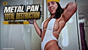 Fabi smashes a metal pan