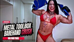 Juh Maromba Crushes a Metal Toolbox
