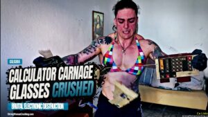 Ca Lisboa Destroys Calculator And Glasses