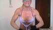 Kley notebook crushed by her muscular pecs